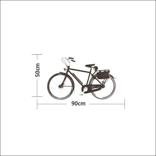 Adesivo Decorativo de Parede - Bicicleta Antiga - Imagem 3